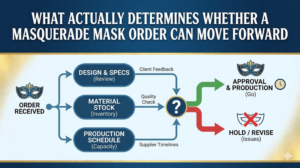 What Actually Determines Whether a Masquerade Mask Order Can Move Forward