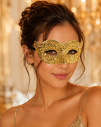 Regina Luxury Gold Glitter Eye Mask