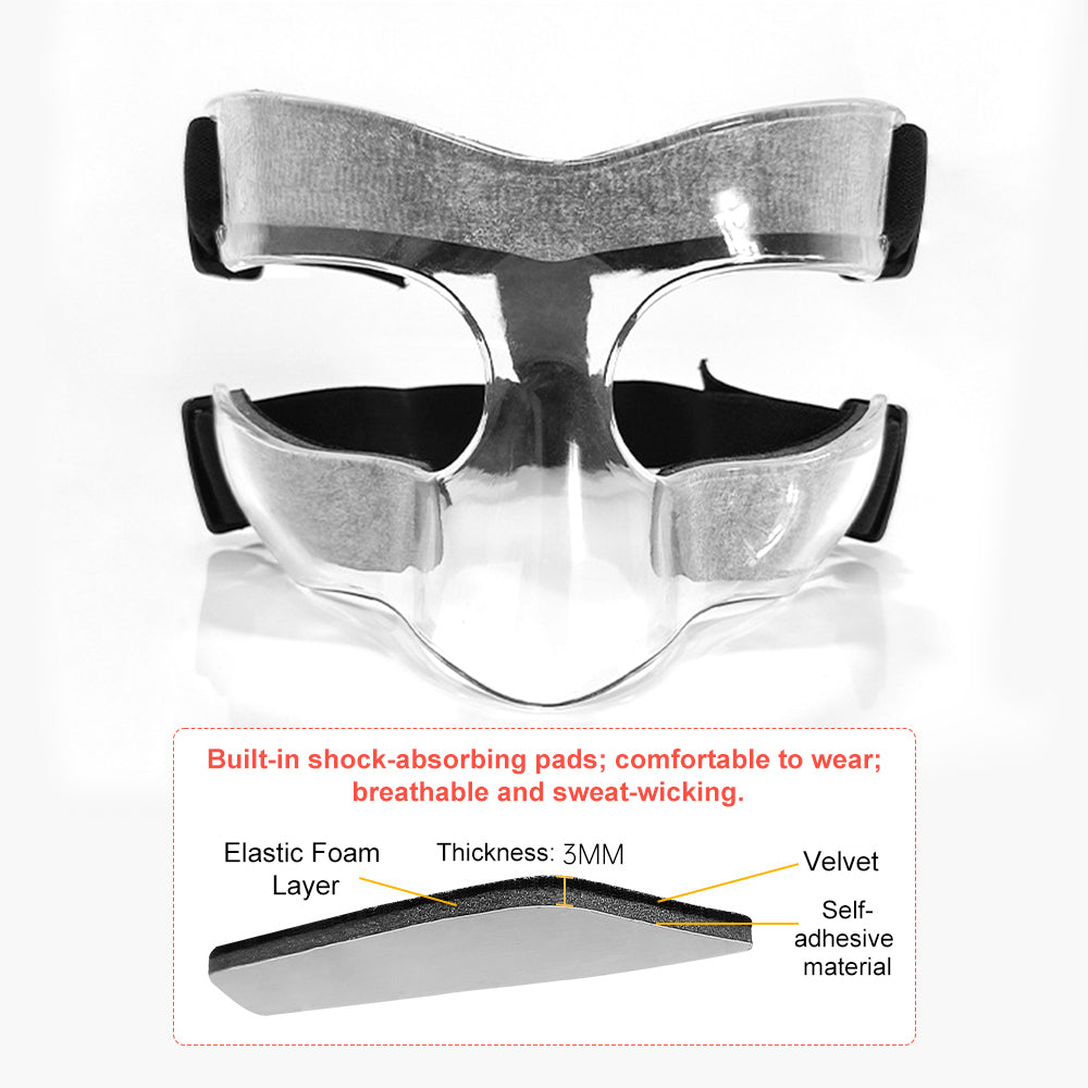 Transparent Sports Face Guard