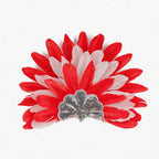 Giulia Layered Feather Crown Headpiece for Carnival & Stage