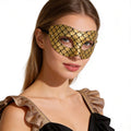 Regina Gold Mermaid Scale Masquerade Mask