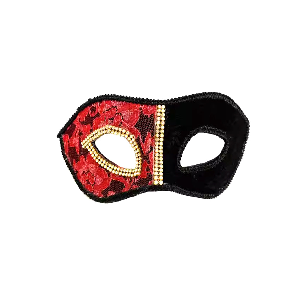 Baroque Half Face Masquerade Mask – Men's Venetian Party Mask