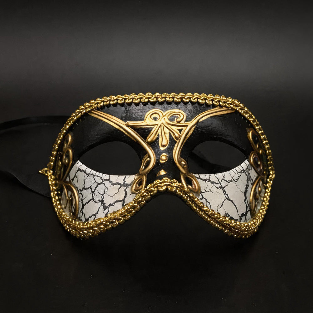 Vintage Venetian Gold & Silver Masquerade Mask
