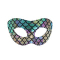 Regina Colorful Mermaid Scale Half Face Masquerade Mask