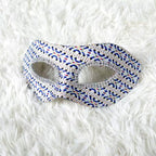 Patterned Rhinestone Venetian Masquerade Mask