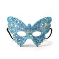 Sparkling Butterfly Sequin Masquerade Mask -Blue