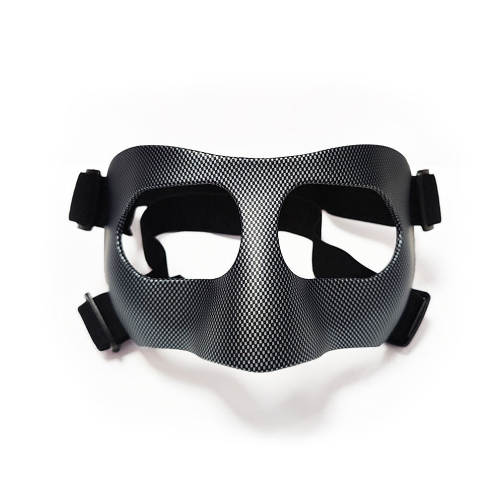 Gray Pattern Sports Face Guard (Lightweight)