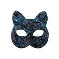 Vintage Floral Cat Masquerade Mask