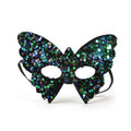 Sparkling Butterfly Sequin Masquerade Mask -Green