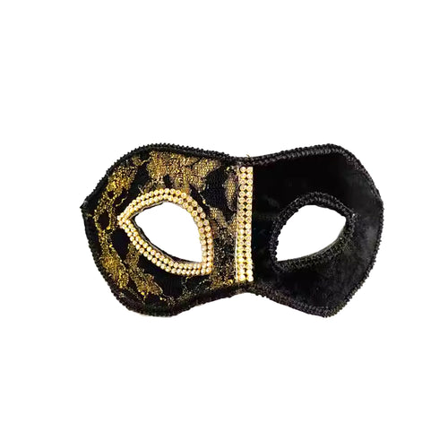 Baroque Half Face Masquerade Mask – Men's Venetian Party Mask