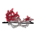 Héloïse Red Butterfly Lace Masquerade Mask