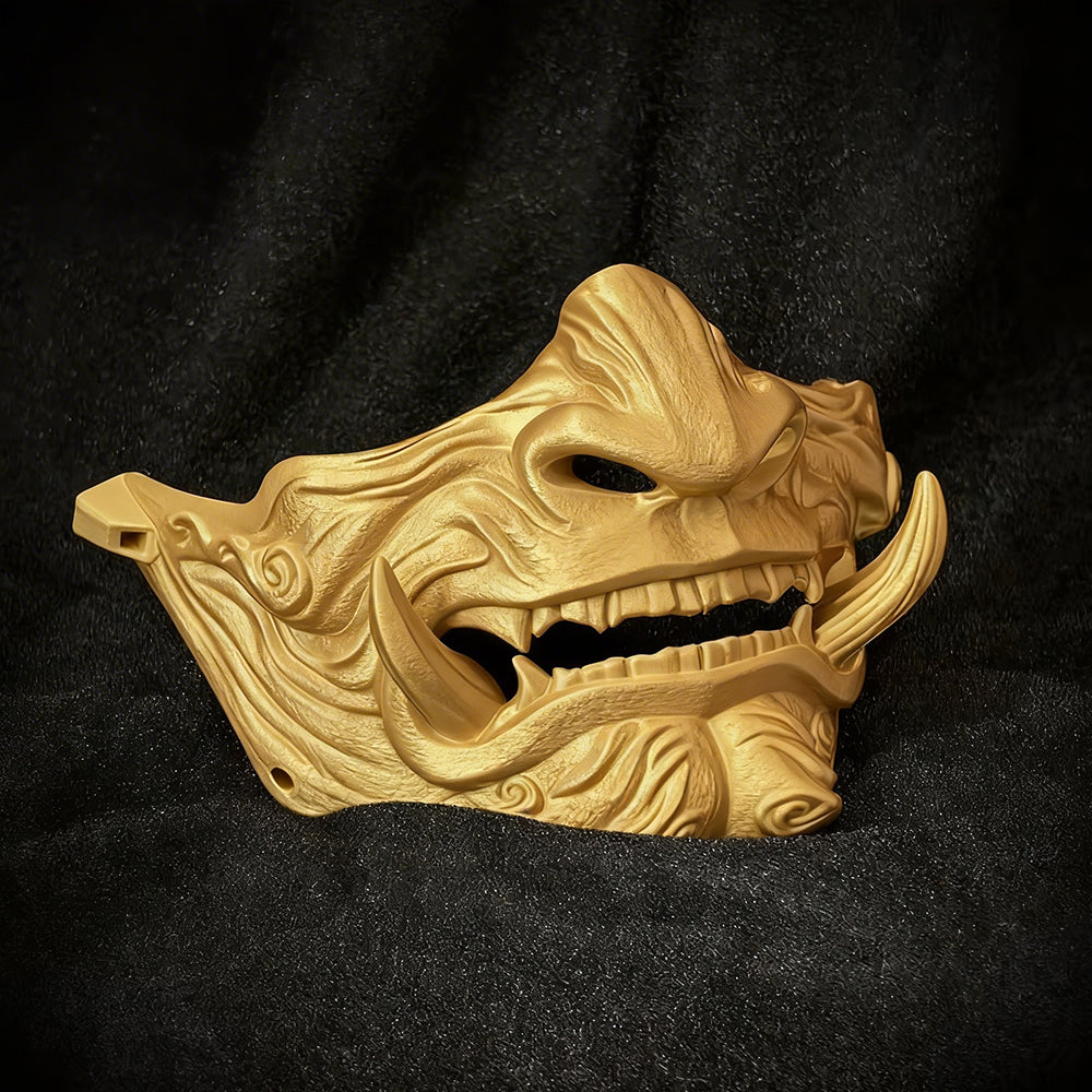 Bathory Monster Lower Face Mask in Metallic Colors for Men