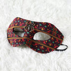 Vintage Brocade Spider Masquerade Mask