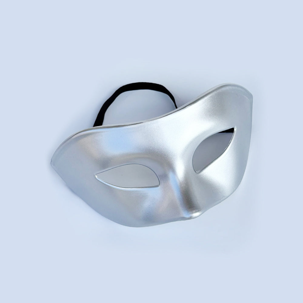 Leonardo Classic Venetian Masquerade Mask in Metallic Finish