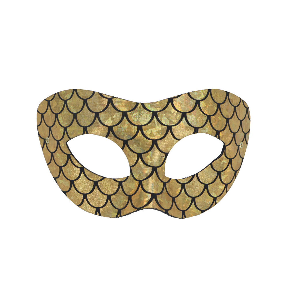 Regina Gold Mermaid Scale Masquerade Mask