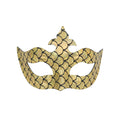 Héloïse Gold Mermaid Princess Crown Masquerade Mask