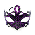 Regina Purple– Ornate Crown-Style Masquerade Mask