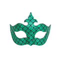 Héloïse Green Mermaid Princess Crown Masquerade Mask