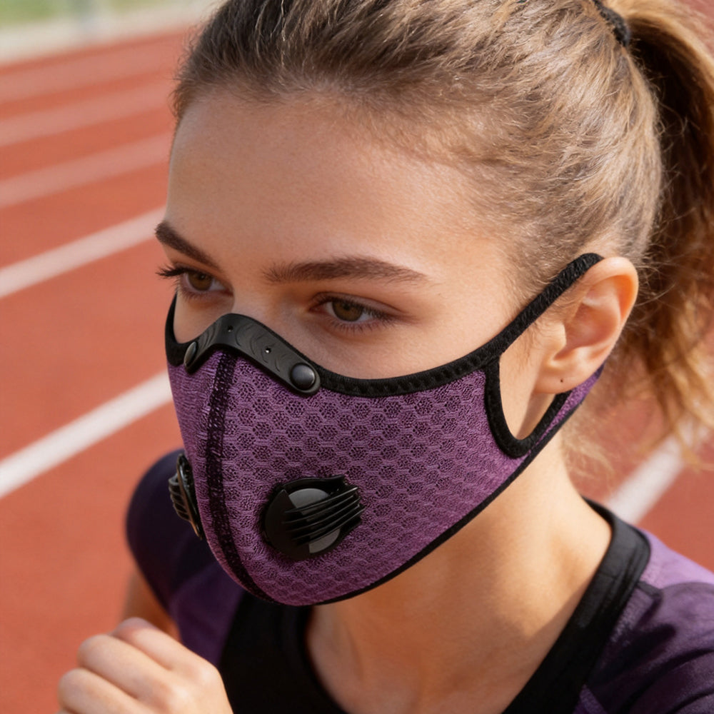 Performance Running Face Mask with Dual Valves