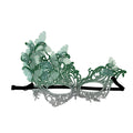 Héloïse Green Butterfly Lace Masquerade Mask