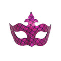 Héloïse Fuchsia Mermaid Princess Crown Masquerade Mask