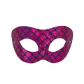 Regina Fuchsia Mermaid Scale Masquerade Mask