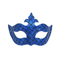 Héloïse Deep Blue Mermaid Princess Crown Masquerade Mask