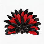 Giulia Layered Feather Crown Headpiece for Carnival & Stage