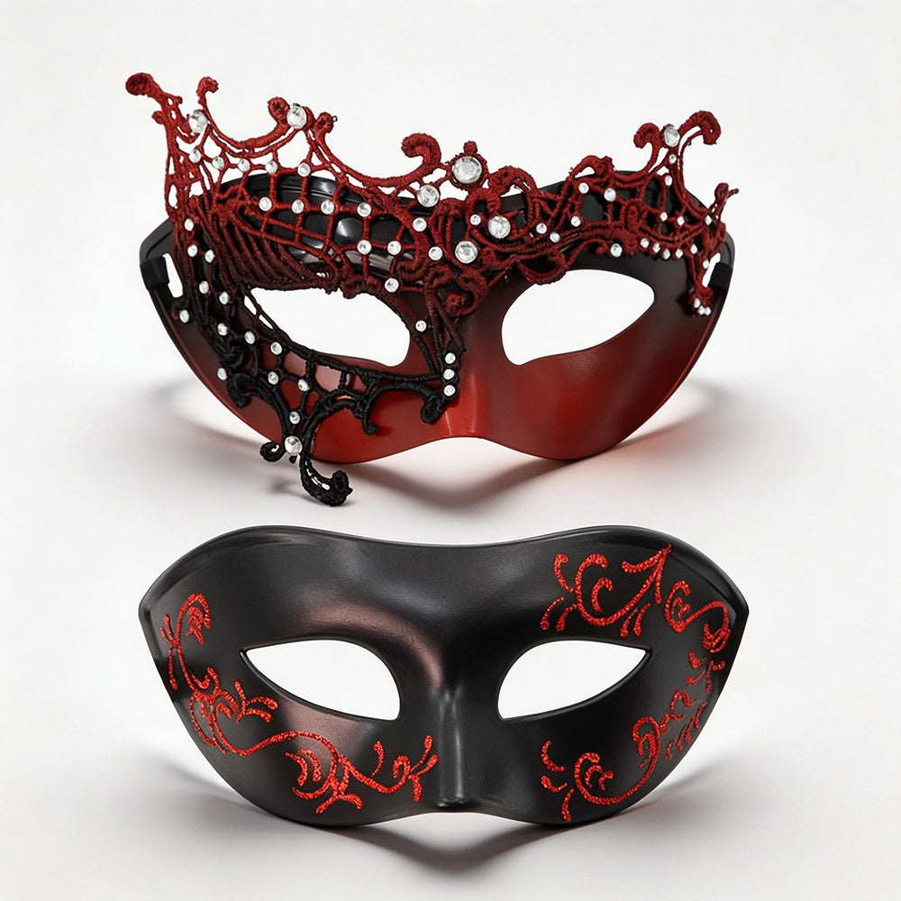 Alessandra Couple Half-Face Mask set
