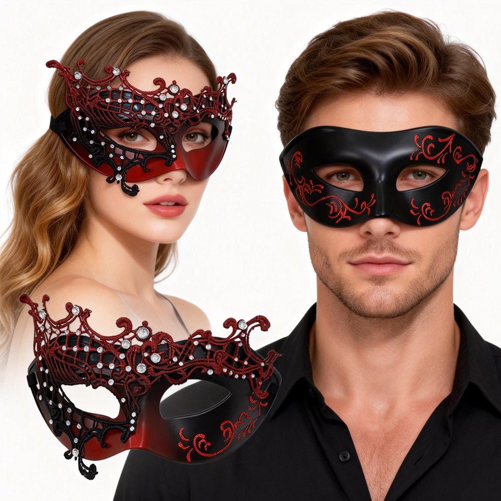 Conjunto de mascarilla de media cara Alessandra Couple