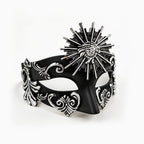 Alessandra Venetian Sun Motif Couple Masquerade Mask Set