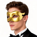 Alessandra men's half-face venetian masquerade mask