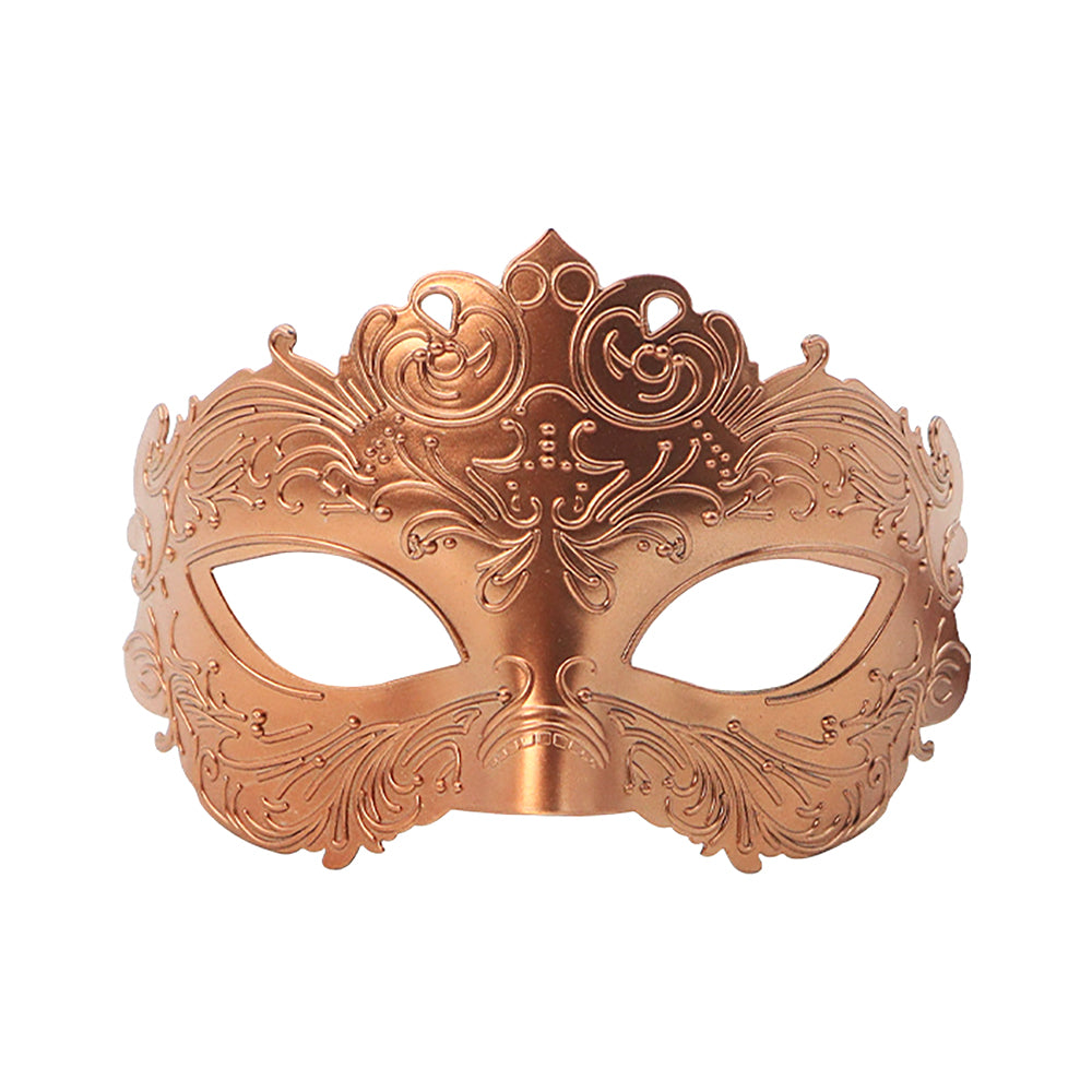 Alessandra Gentleman Venetian Masquerade Mask – Classic Bronze Edition