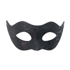 Alessandra Gentleman Venetian Masquerade Mask – Black & Gold Crackle