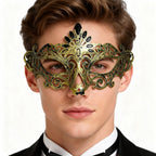Alessandra  Peacock Filigree Venetian Masquerade  Mask
