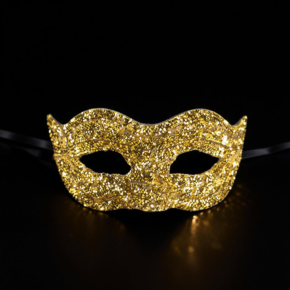 Regina Luxury Gold Glitter Eye Mask