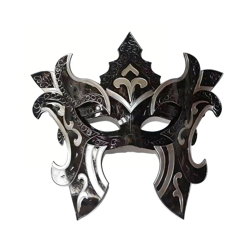 Alessandra Black Gothic Venetian Warrior Mask