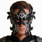 Alessandra Black Gothic Venetian Warrior Mask