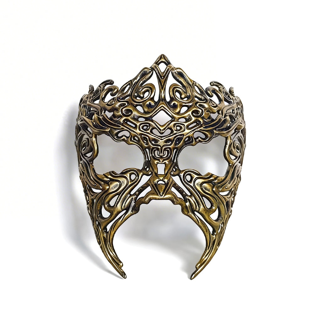 Alessandra Antique Gold Venetian Masquerade Mask