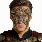 Alessandra Antique Gold Venetian Masquerade Mask