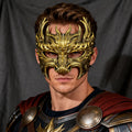 Gold Warrior Armor Masquerade Mask