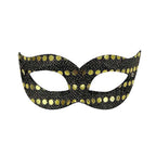 Alessandra Shimmer Gold Party Masquerade Mask