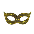 Alessandra Shimmer Gold Party Masquerade Mask