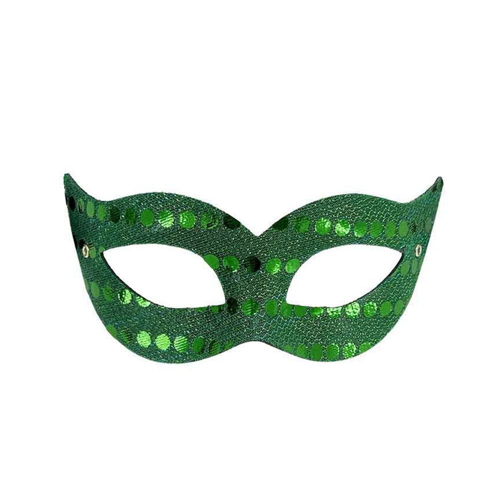 Alessandra Shimmer Gold Party Masquerade Mask