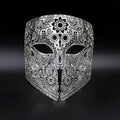 Alessandra Silver Filigree Full Face Masquerade Mask