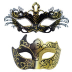 Alessandra Royal Classic Couple Masquerade Masks