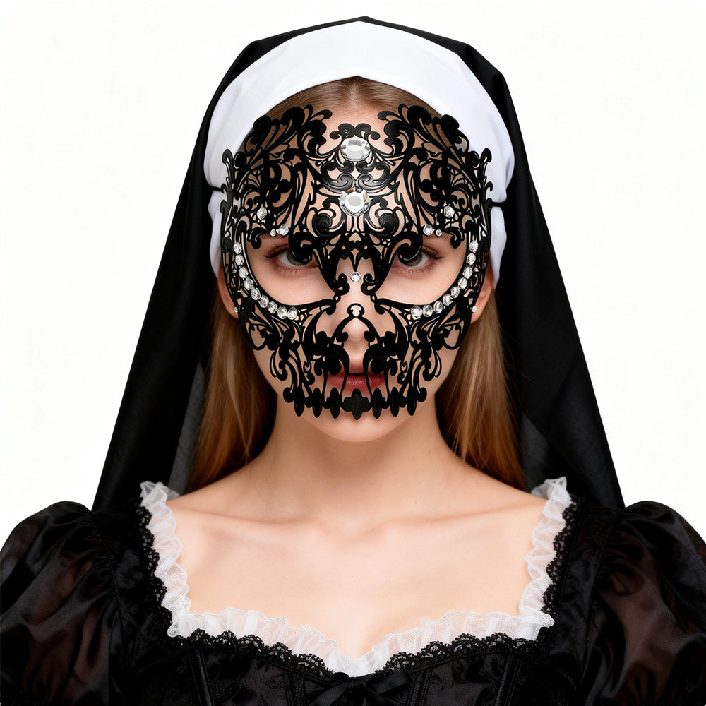 Health Goth Mask Leonardo Nocturna Sanctum Gothic Venetian Mask – Party Mask