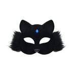 Bathory Faux Fur Fox Masquerade Mask