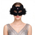 Bathory Faux Fur Fox Masquerade Mask