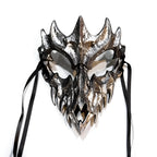 Bathory Gothic Gold Dragon Mask